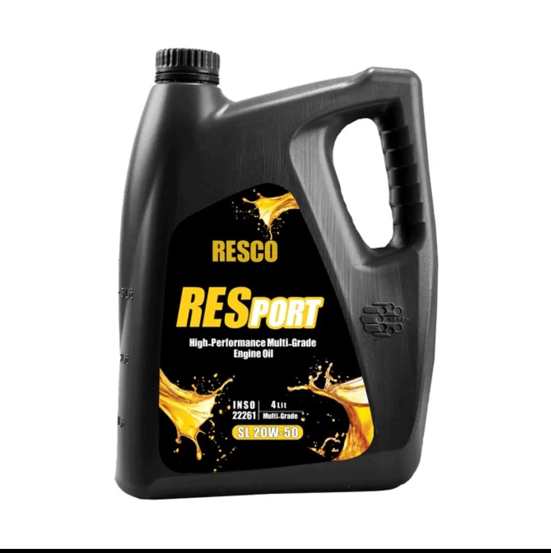 روغن موتور ایرانول مدل رسکو (RES CO) 20W50 SL حجم 4 لیتر