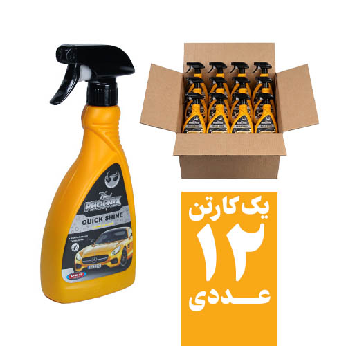اسپری تریگر واکس فوری بدنه فونیکس، حجم 600 میلی لیتر (کارتن 12 عددی)