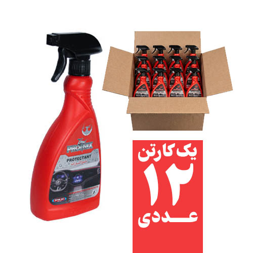 اسپری واکس براق کننده و محافظت کننده داشبورد فونیکس مدل N، حجم 600 میلی لیتر (بکس 12 عددی)