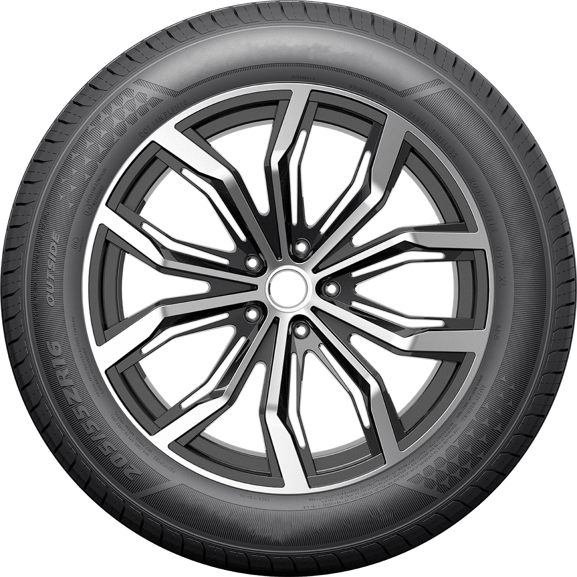 یک جفت لاستیک ترنسمیت مدل Touring H7 سایز 165/65R 13 (77T)